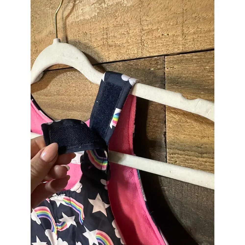 THE CHILDREN’S PLACE Girls’ Rainbow Insulated Snow Ski Bib Overalls Size 4T EUC